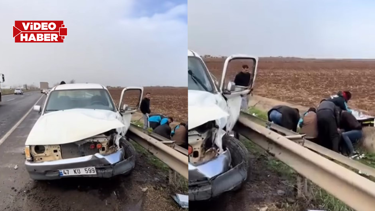 Şanlıurfa’da trafik kazası! Yaralı var