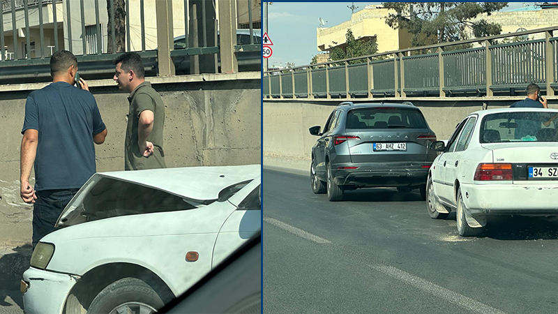 Şanlıurfa’da tünel girişinde kaza!