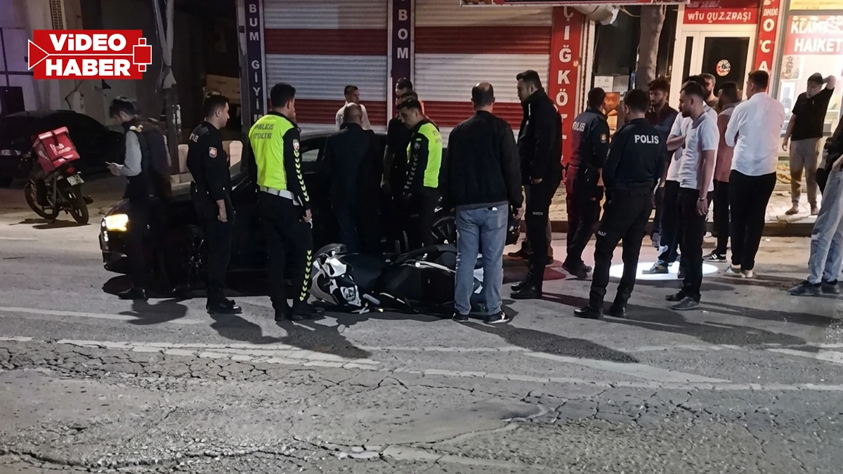 Şanlıurfa’da cadde üzerinde korkutan çarpışma!