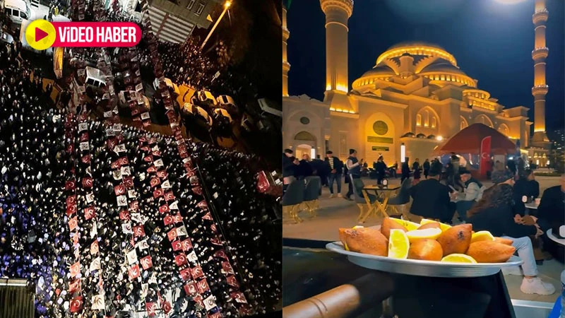 Nerde eski Ramazanlar!  Onların belediyeleri Ramazan etkinliğinde bizimkiler seçim ofislerinde...
