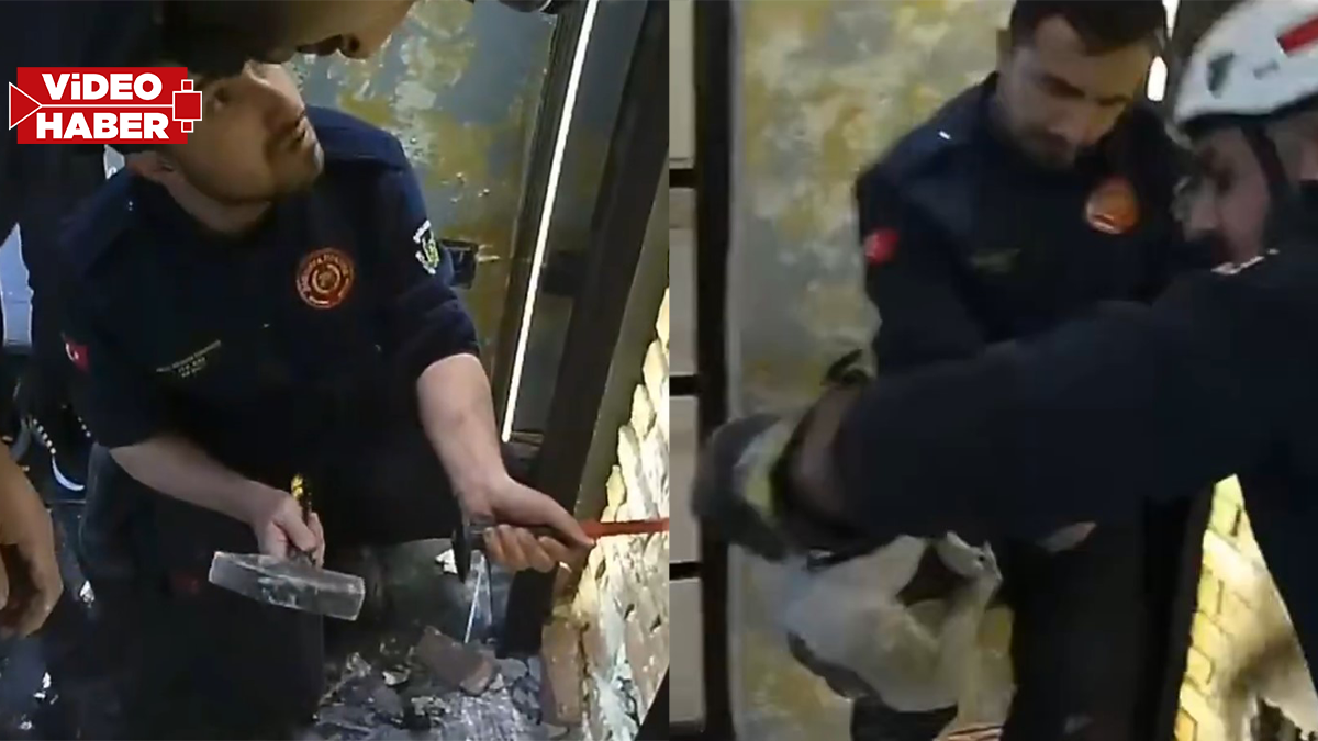 Şanlıurfa’da itfaiye minik dost için seferber oldu! Sıkıştığı alandan çıkarıldı