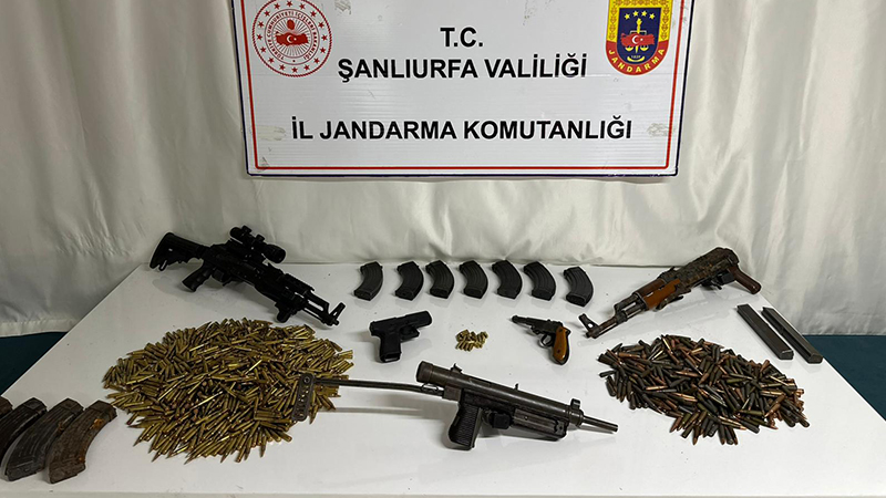 Şanlıurfa’da ruhsatsız silahlanmaya darbe! Mühimmat ele geçirildi