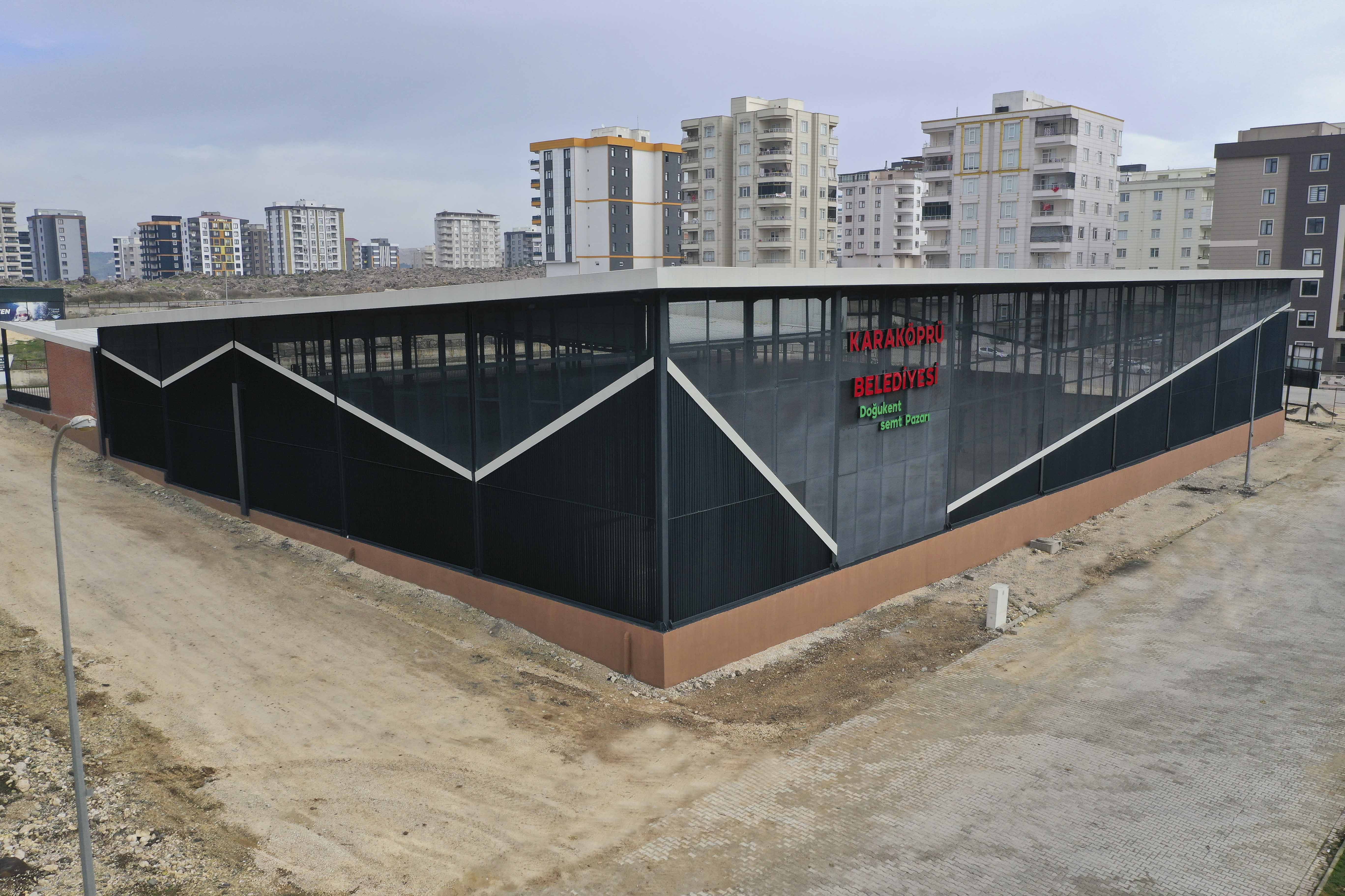 Karaköprü’de yeni otopark ve Pazar yeri
