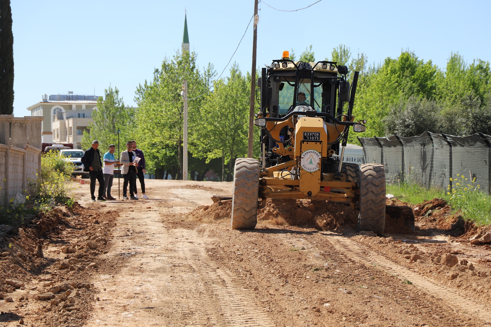 Karaköprü’de konutlaşmanın arttığı mahallede altyapı çalışması