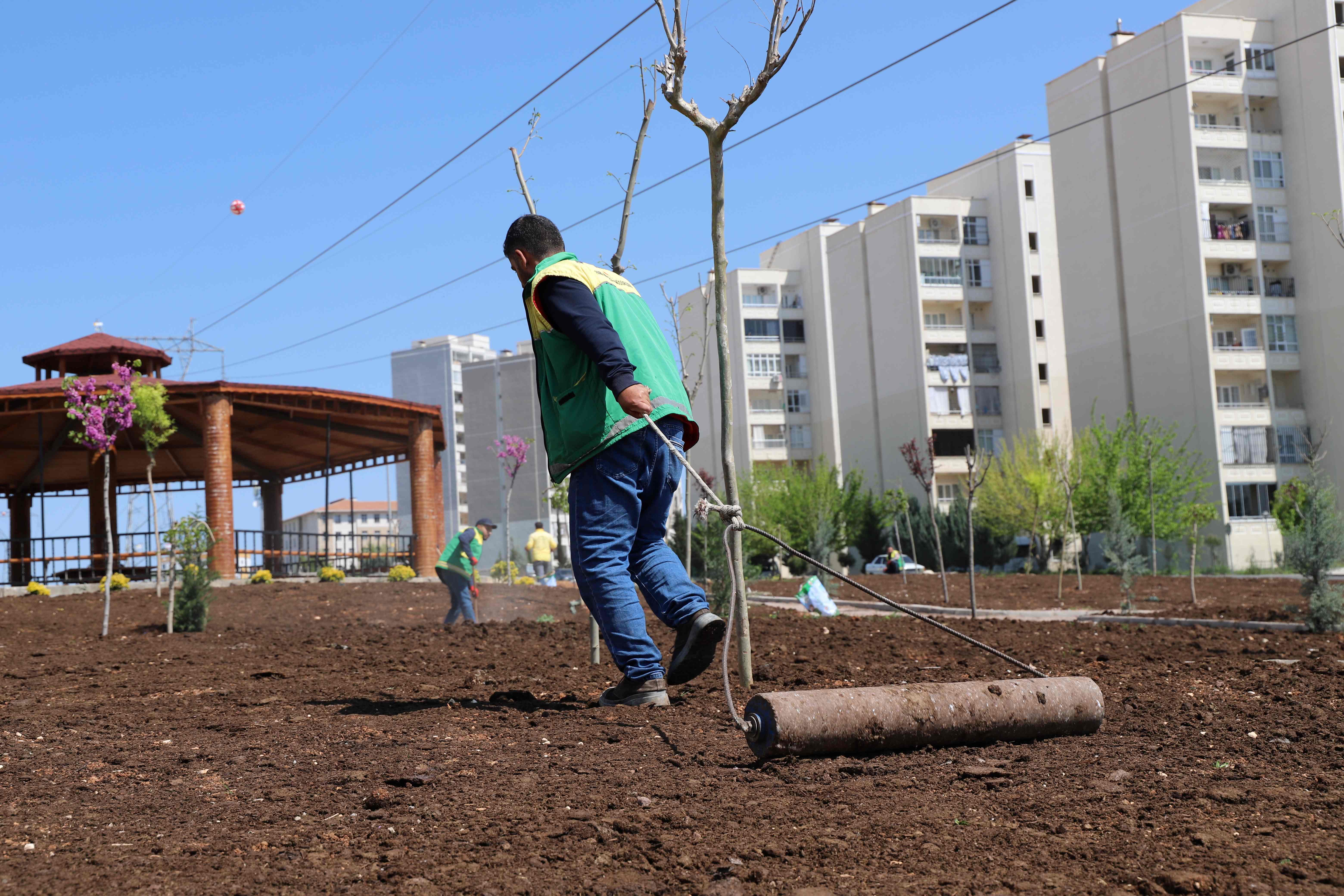 Karaköprü’de 6 bin metrekare alanda yeni park