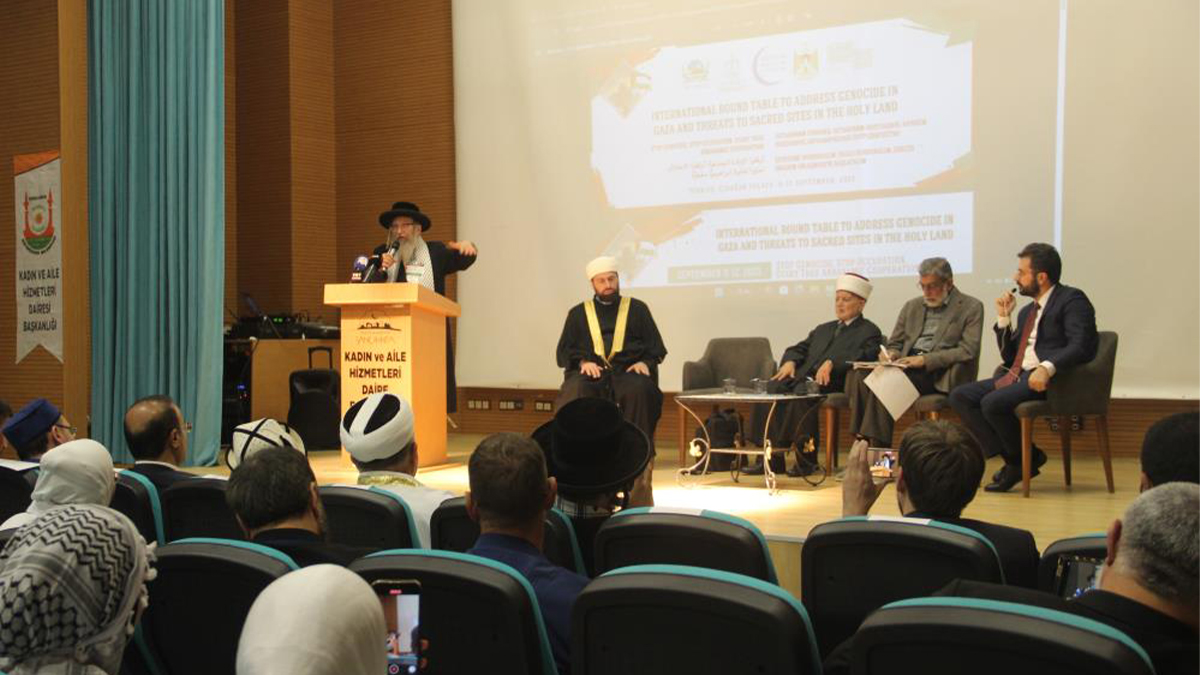 Yahudi haham ve Kudüs müftüsü Şanlıurfa’da bir araya geldi