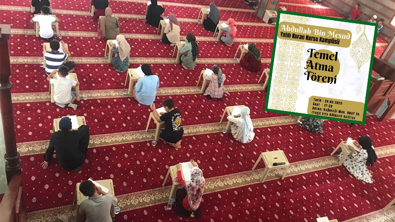 Kaçar duyurdu! Kur'an kampüsü yapılacak