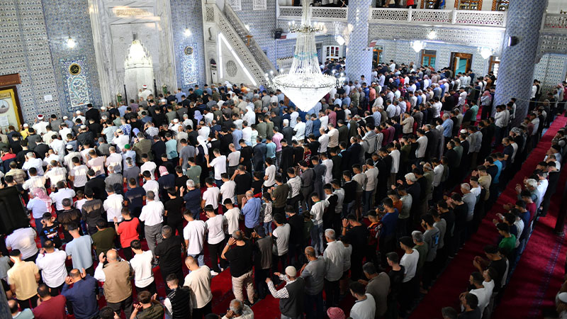 Şanlıurfa’da Kurban Bayramı namazı kılındı
