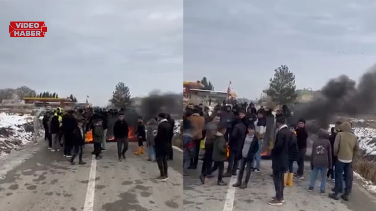 Şanlıurfa’da kesintiler sonrası vatandaşlar sokağa çıktı! Lastik yakıp yol kapattılar
