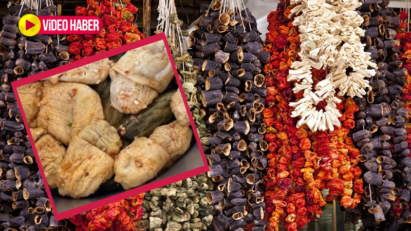 Yöresel yemekler Ramazan sofralarında... Kurutmalıklar ile gelen lezzet Ramazan sofralarını süslüyor