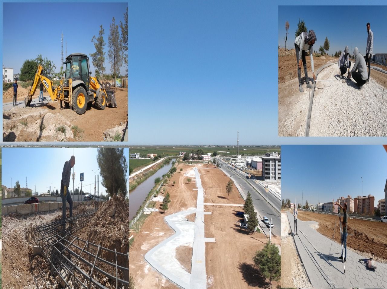 Harran’da yeni mesire alanında çalışmalar sürüyor