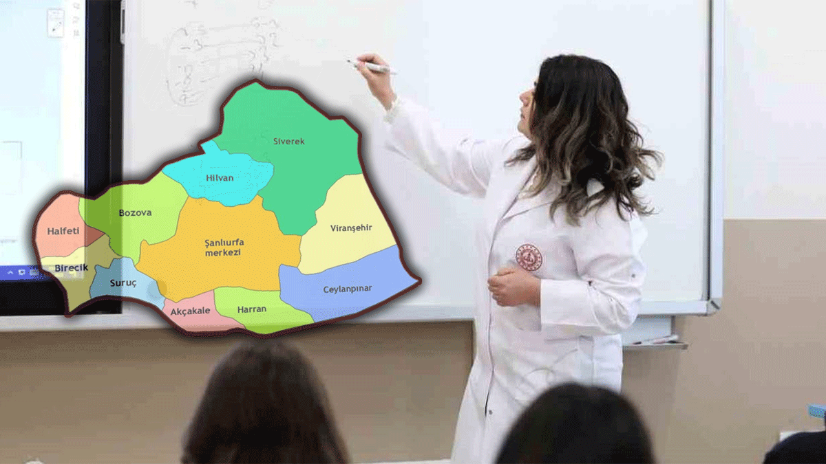 Şanlıurfa, öğretmen tayinlerinde özel başvuru listesinde yer aldı