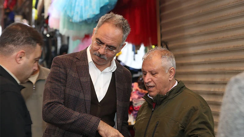 Esnaf ve vatandaştan Başkan Kuş’a "biz ondan razıyız" sloganı