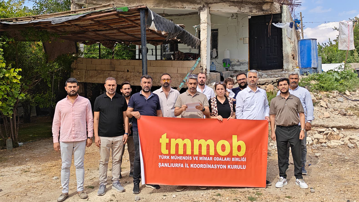 TMMOB Şanlıurfa’dan deprem sonrası güvenli kent çağrısı: Yapı stoku değerlendirilmeli