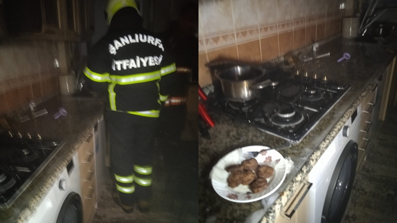 Şanlıurfa’da gece saatlerinde korkutan yangın!