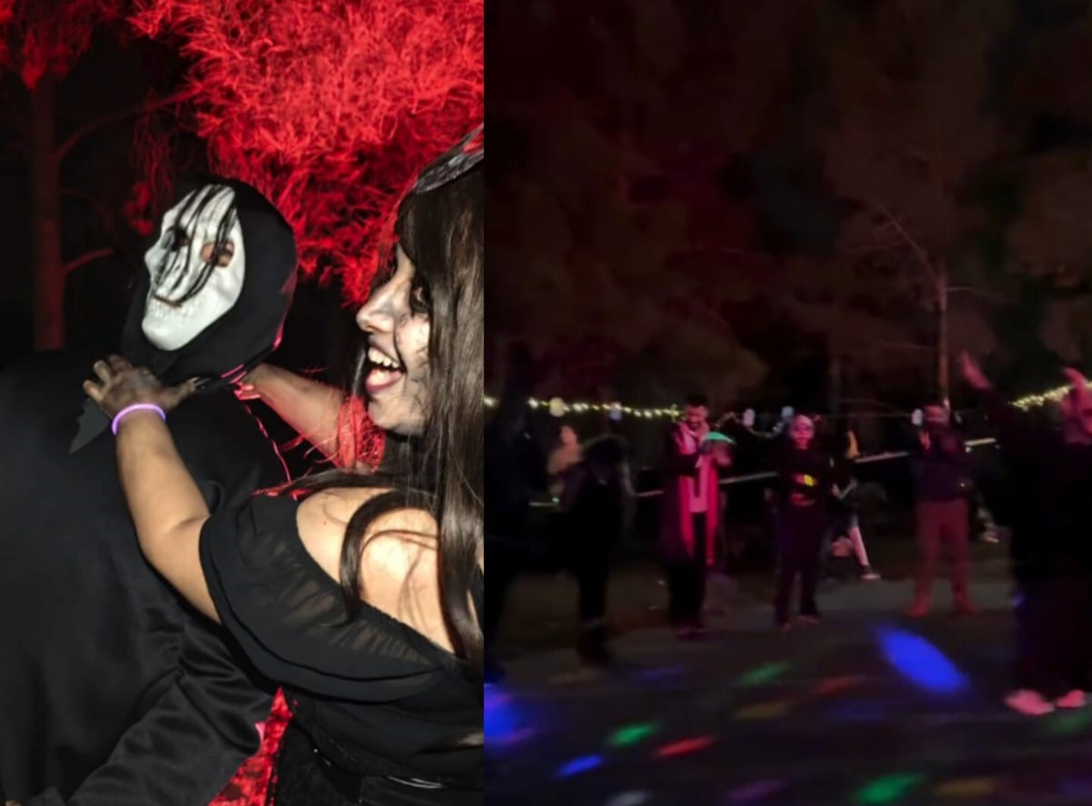 Cadılar Bayramı ve halay! Konum Şanlıurfa...