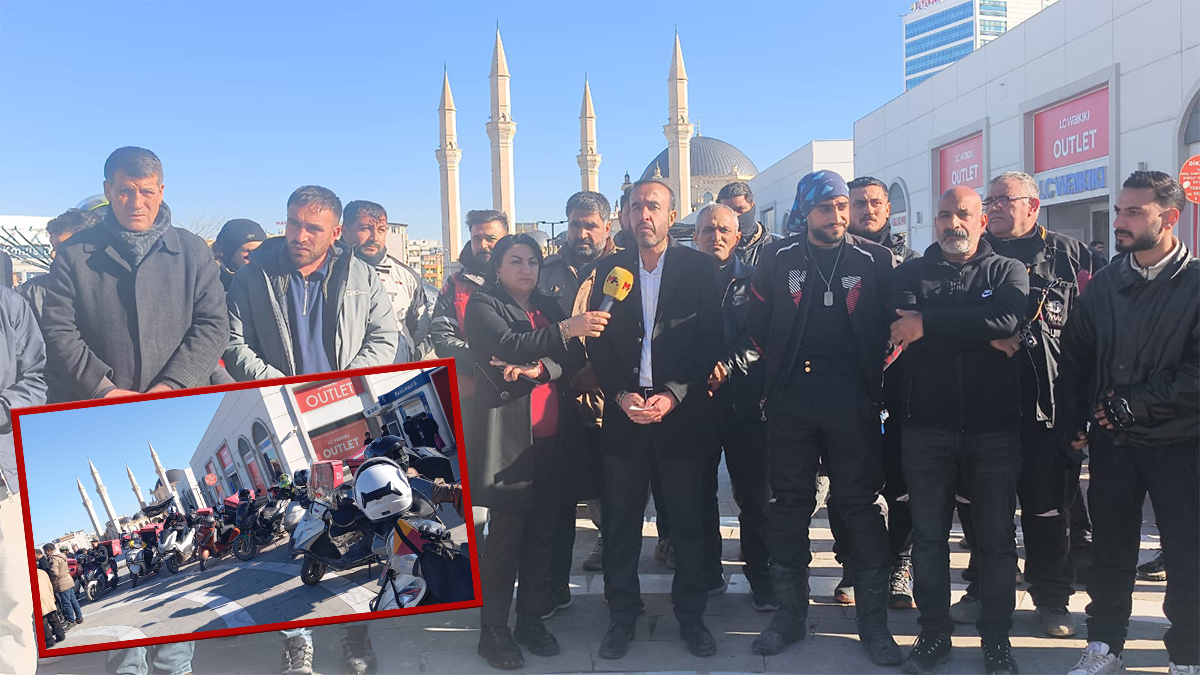 Şanlıurfa’da motokuryeler ayaklandı! "Eşit ücret" çağrısı