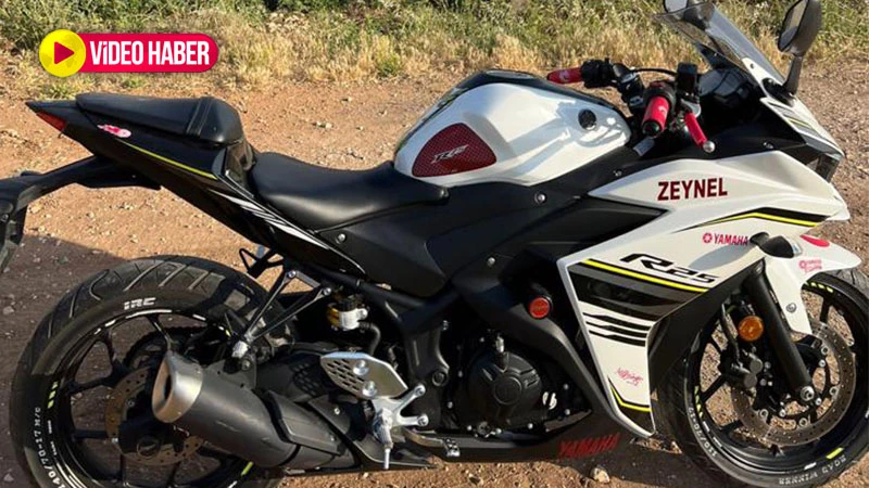 Şanlıurfa'da kask takan hırsız site bahçesinden motosiklet çaldı