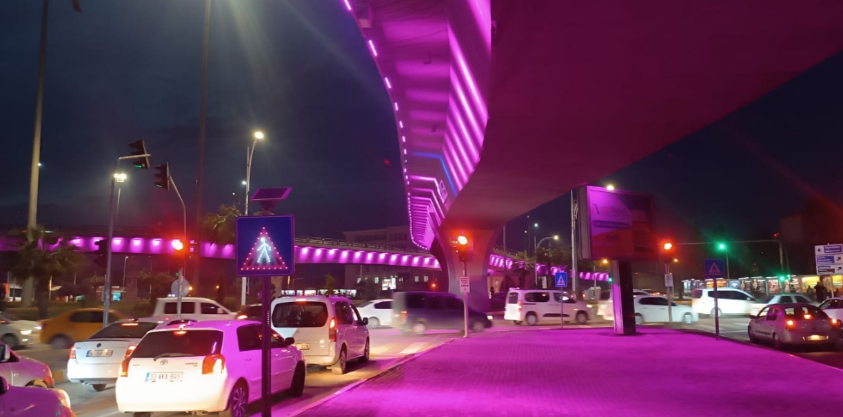 Şanlıurfa'da Mor Gün! Işıklar mora büründü... İşte sebebi