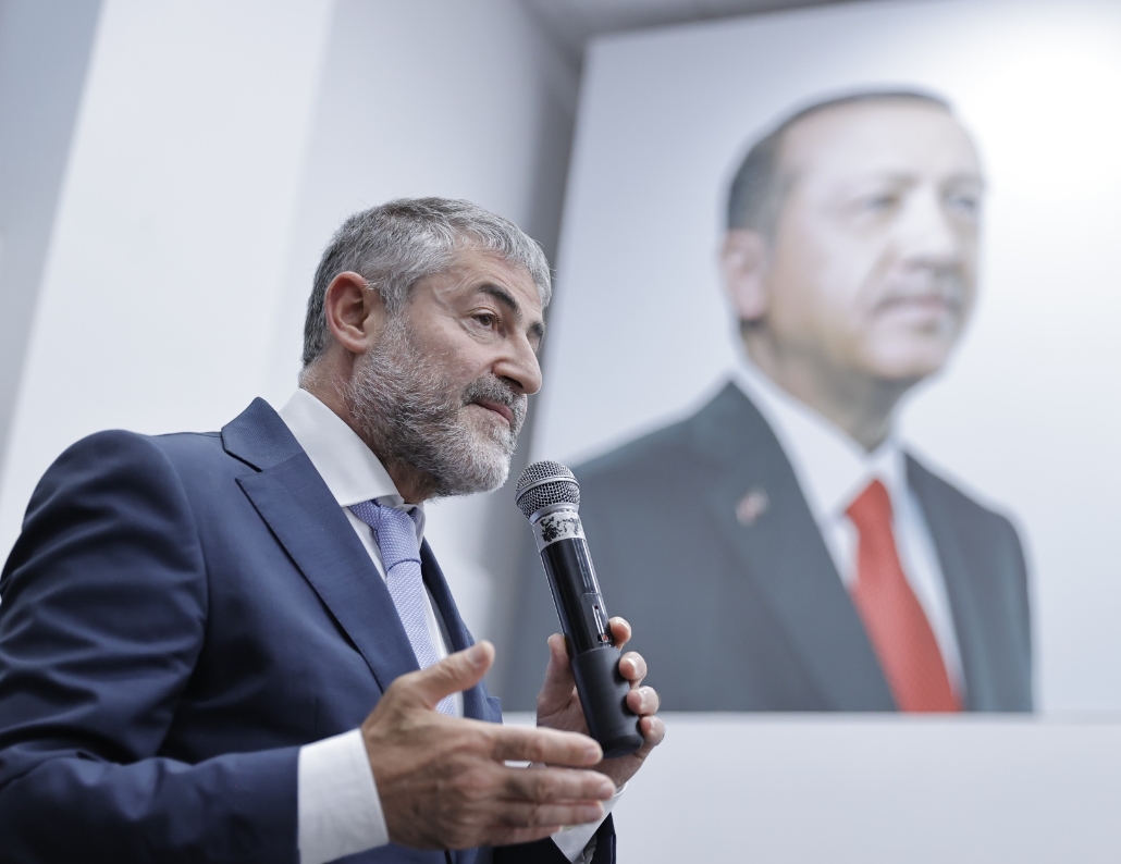 Dolmabahçe'de sürpriz buluşma! Cumhurbaşkanı Nureddin Nebati ile görüştü