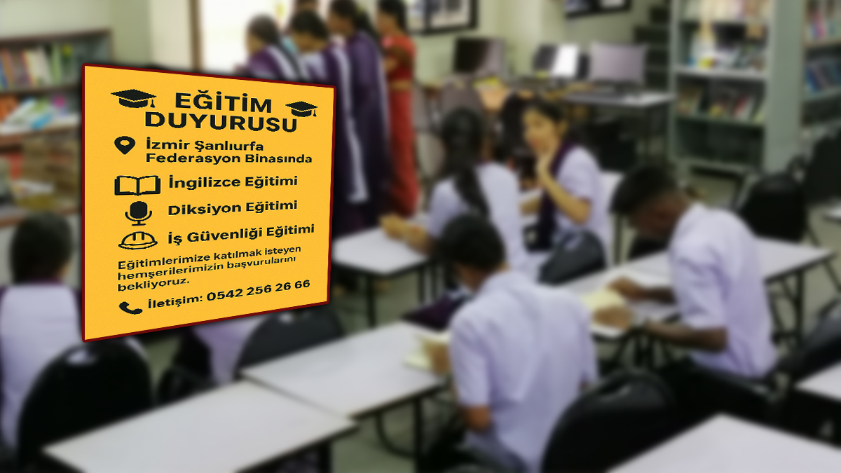 İzmir'deki Şanlıurfalılara önemli duyuru
