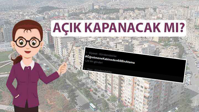 Şanlıurfa'da binlerce öğretmen açığı bu atamayı bekliyor!