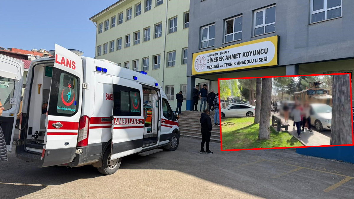 Şanlıurfa'da lisede dehşet!