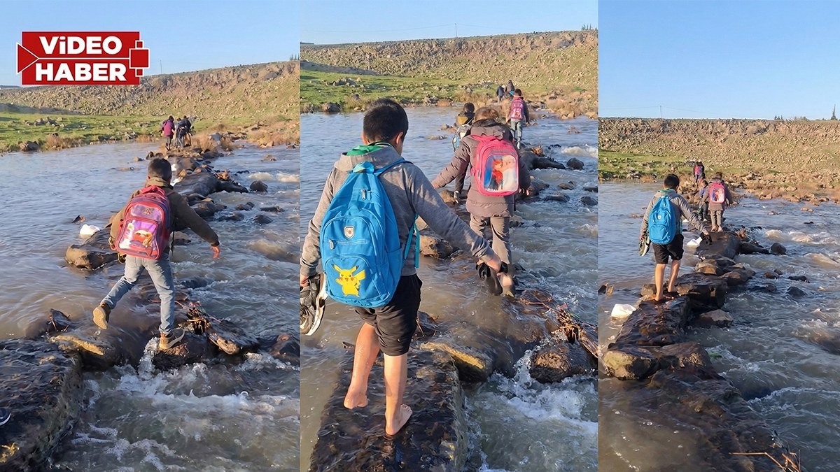 Her adımda tehlike! Şanlıurfa’da öğrencilerin zorlu yolu