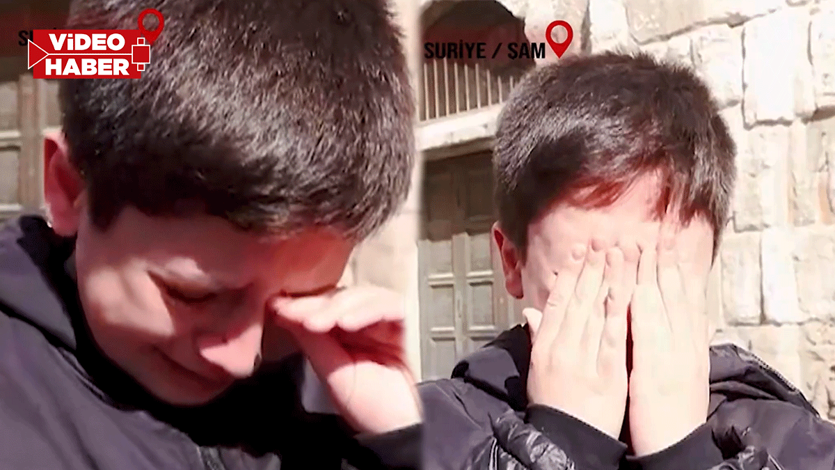 Suriye’de Ömer’in sözleri yürek burktu: Şanlıurfa’yı anlatırken gözyaşlarına boğuldu