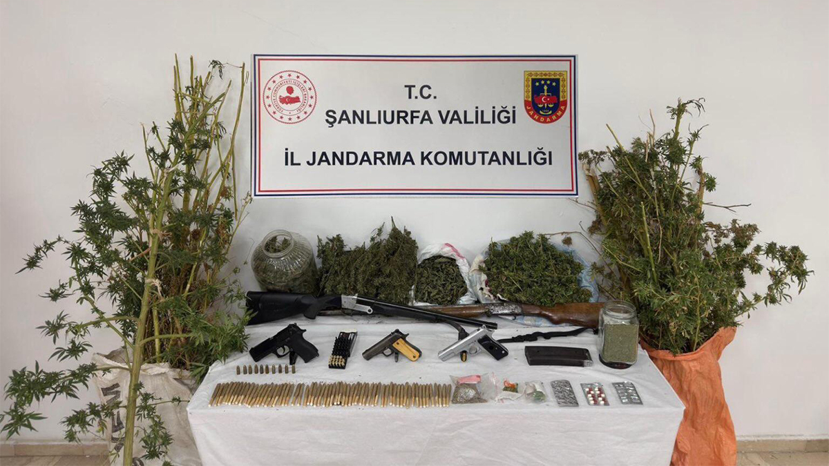 Şanlıurfa’da jandarmadan operasyon! 3 gözaltı