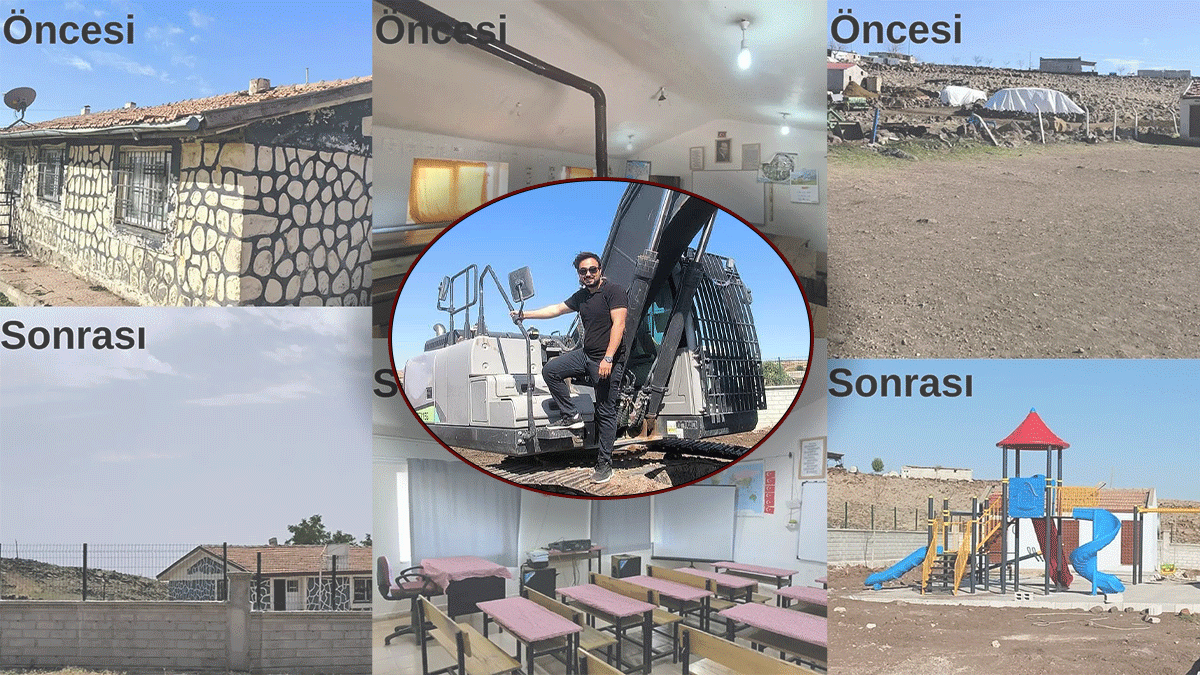 Şanlıurfa’ya atanan öğretmenden örnek davranış: “Düzelmez” denilen okul cennete çevirdi