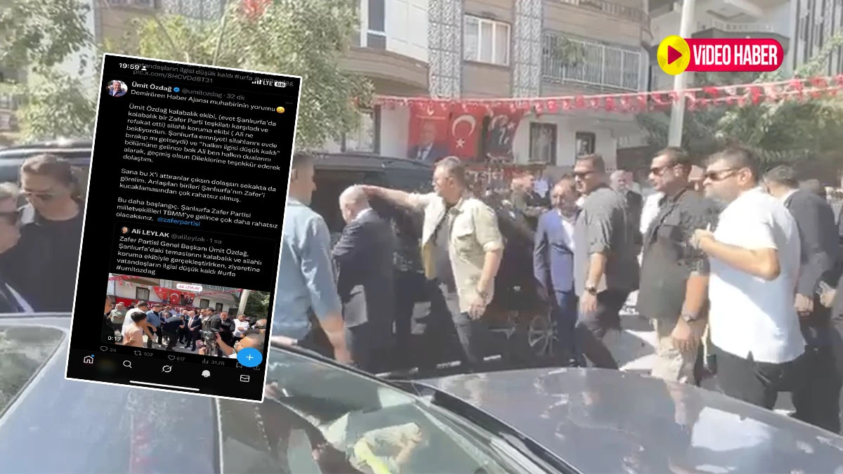 Özdağ’a Şanlıurfa şoku!  İlgisizliği polemikle örtmek istedi…