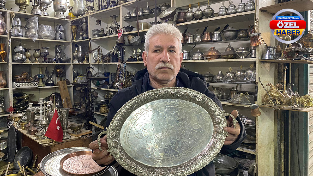 Hicaz’dan Urfa’ya gelen değer: Alman gümüşü tepsilere yoğun ilgi