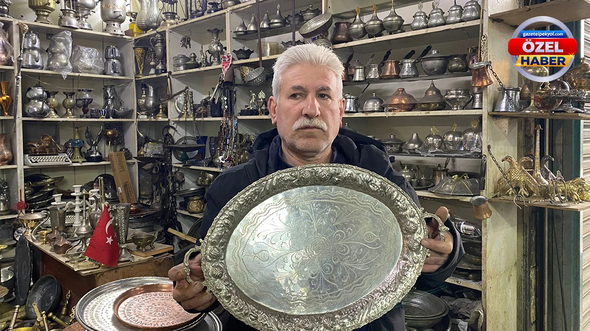 Hicaz’dan Urfa’ya gelen değer: Alman gümüşü tepsilere yoğun ilgi