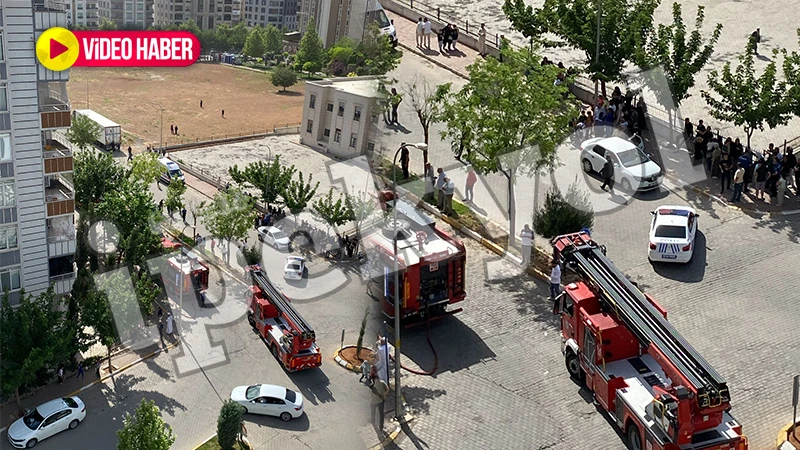 Şanlıurfa’da yangın paniği: Vatandaş korkudan balkondan atladı