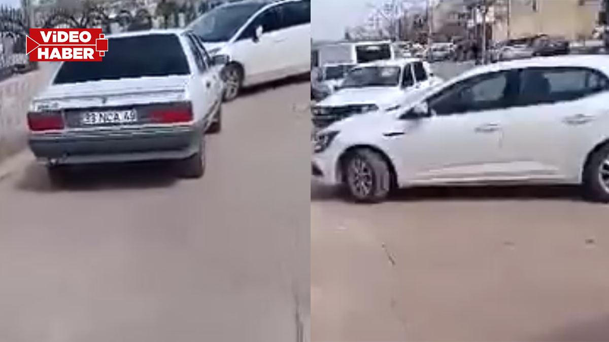 Şanlıurfa'da trafik polisinin dikkatine! Araçlar yayaların yolunu kapattı