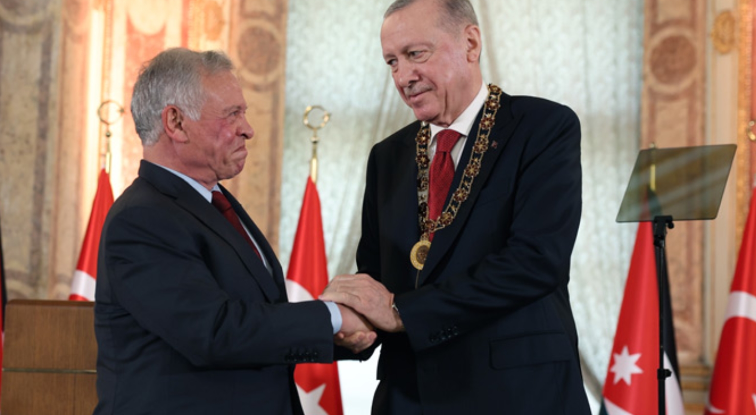 Kral'dan Cumhurbaşkanı Erdoğan'a "Hüseyin Bin Ali Nişanı"