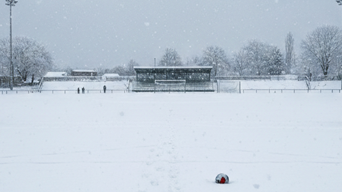 Şanlıurfa’da kar maçları erteledi!