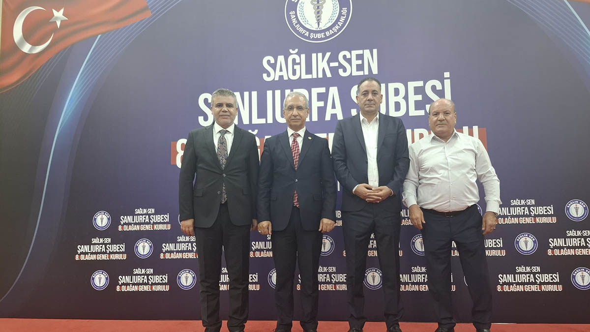 Sağlık-Sen Şanlıurfa’da Başkan Yabir güven tazeledi