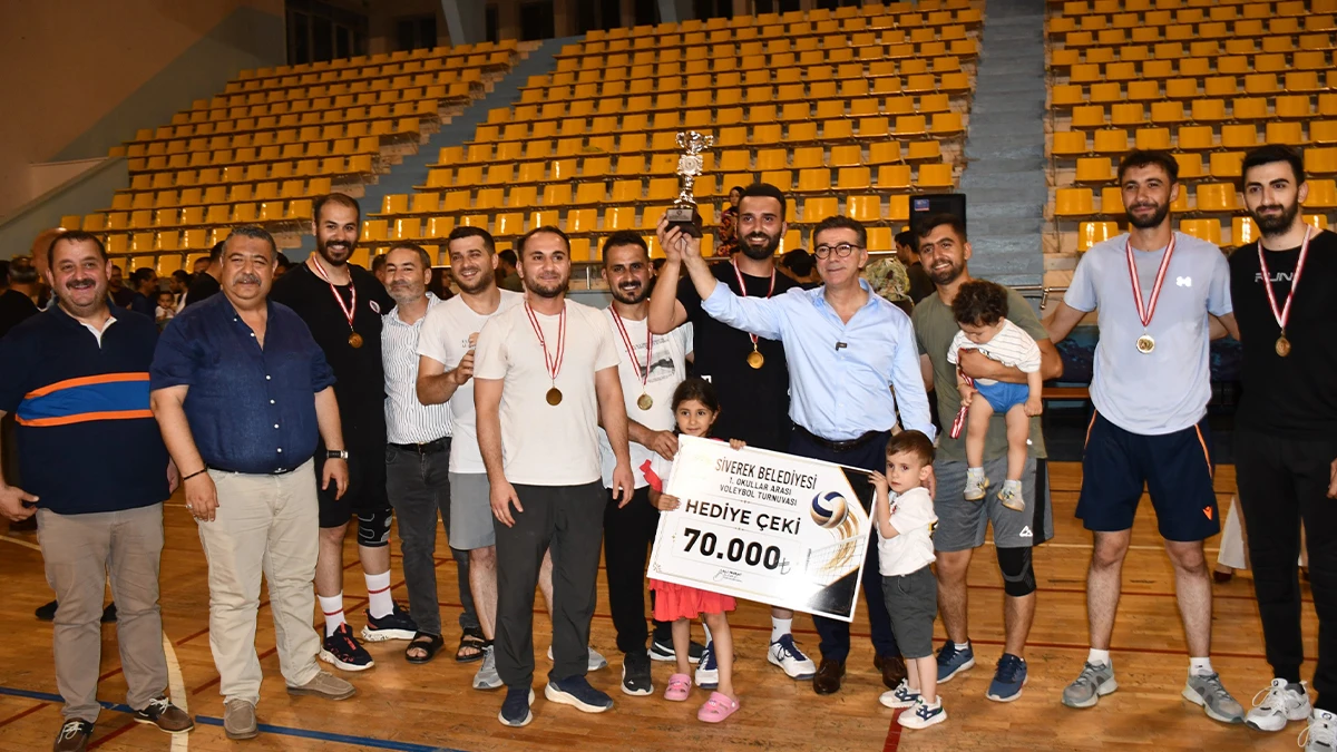 Siverek’te sahada dostluk, filede rekabet! Şampiyon belli oldu