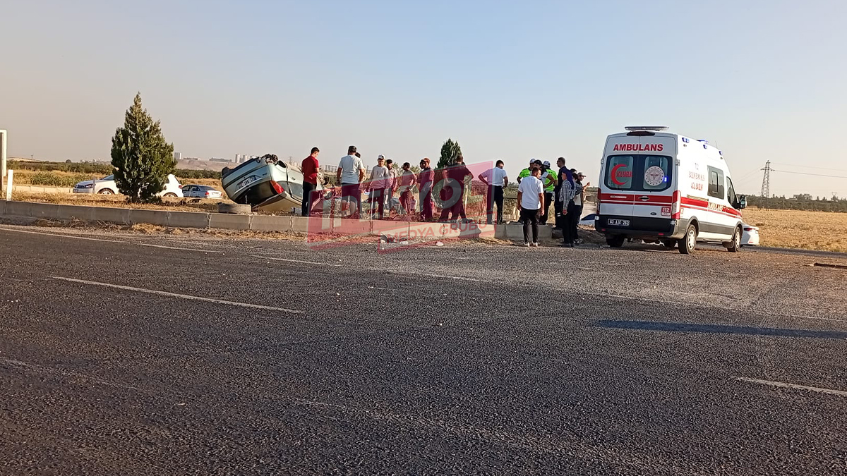 Şanlıurfa’da kavşakta feci kaza!