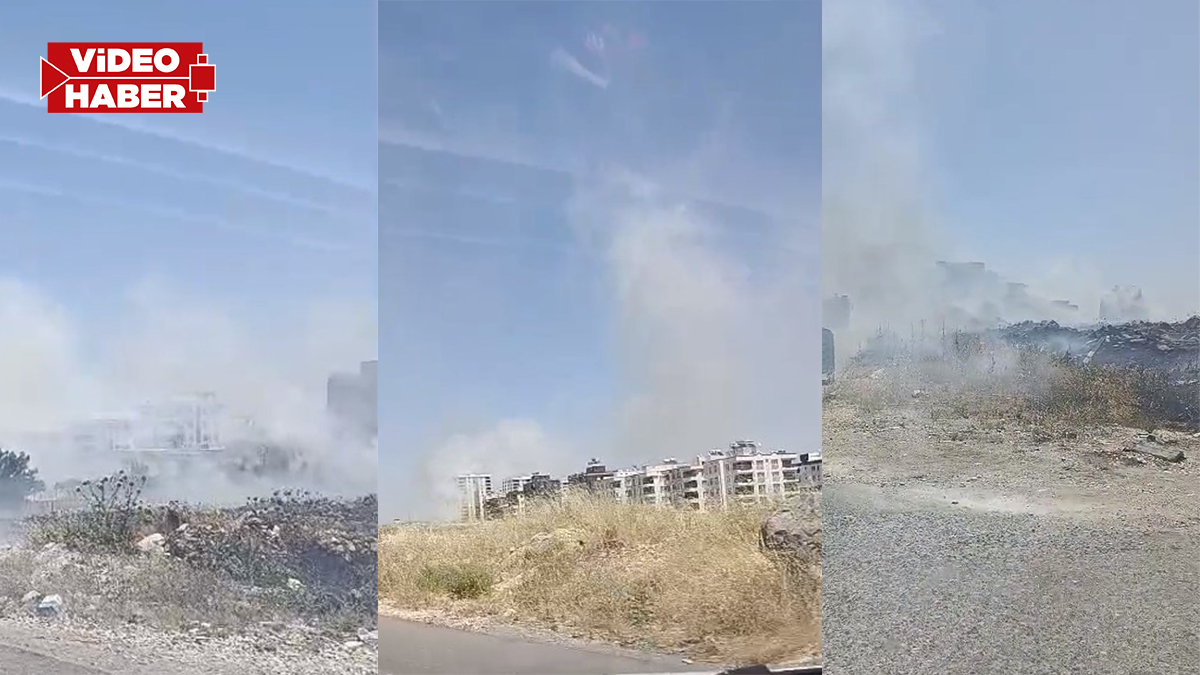 Şanlıurfa’da boş arsada yangın çıktı!