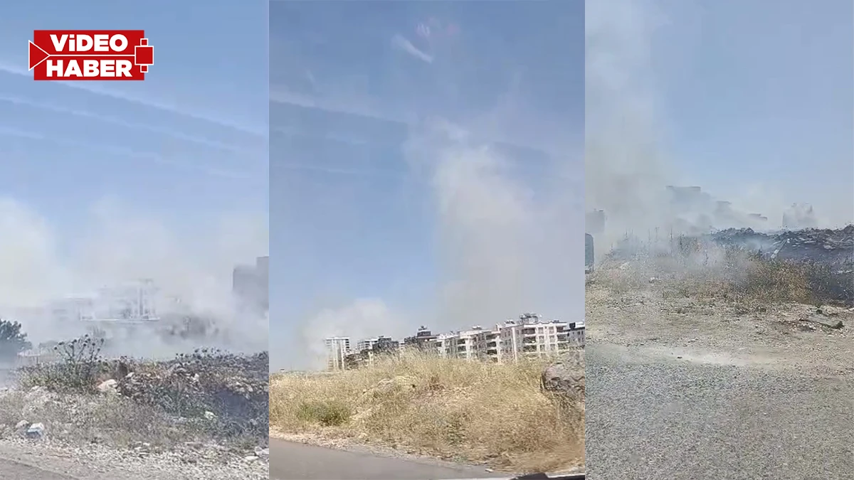 Şanlıurfa’da boş arsada yangın çıktı!