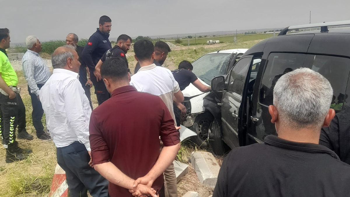 Şanlıurfa’da bayramda korkutan kaza!