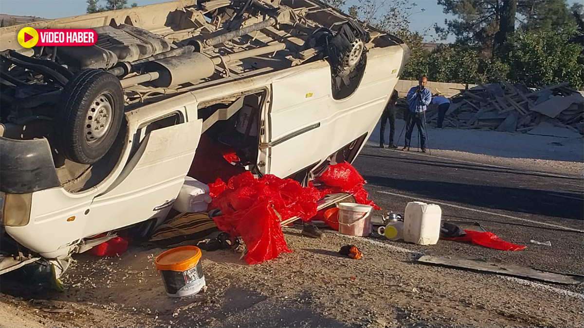 Şanlıurfa-Adıyaman yolunda işçi servisi kazası! Çok sayıda yaralı var