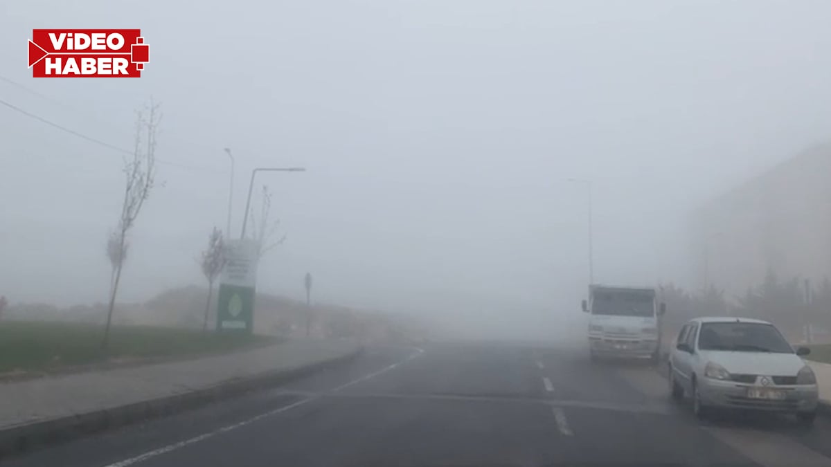 Şanlıurfa’da yağmur gitti sis geldi!