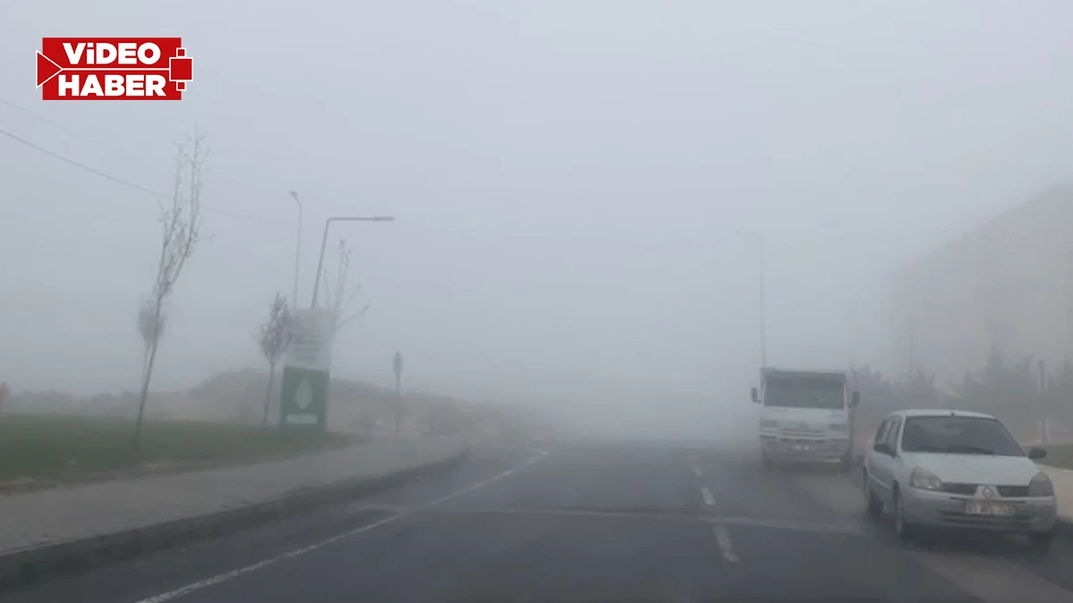 Şanlıurfa’da yağmur gitti sis geldi!