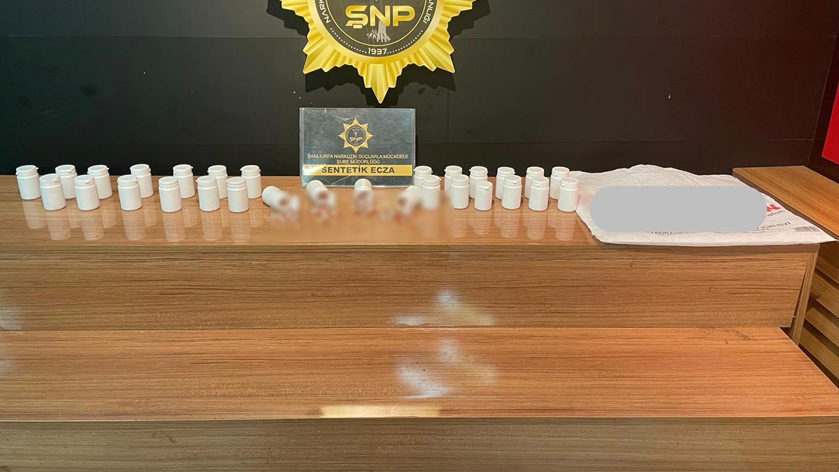 Şanlıurfa’da emniyetten narkotik operasyonu! Tutuklama var