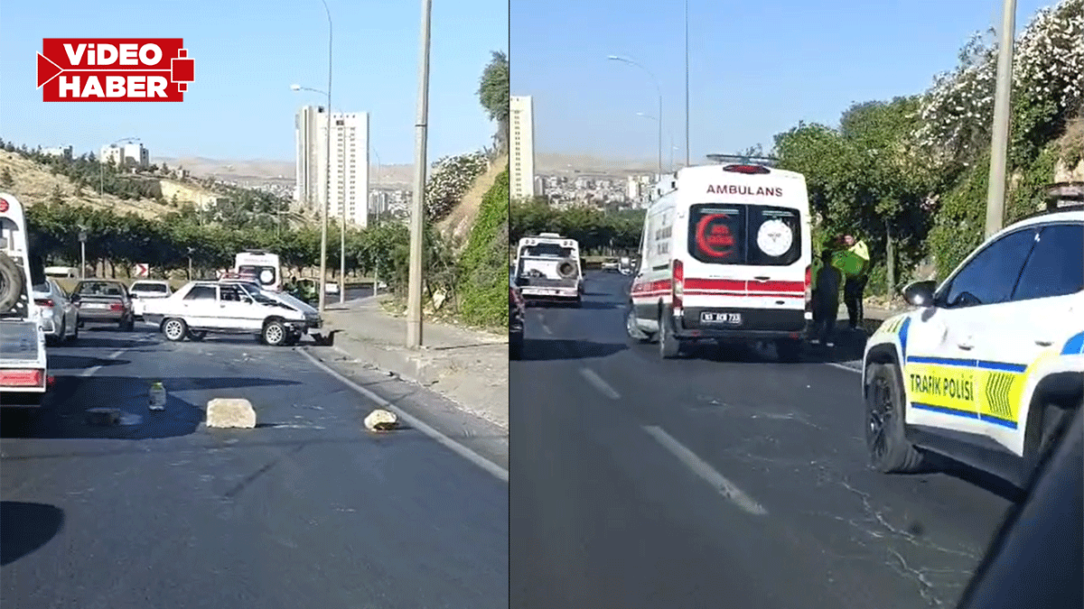 Şanlıurfa’da Akabe inişinde feci kaza! Yaralı var