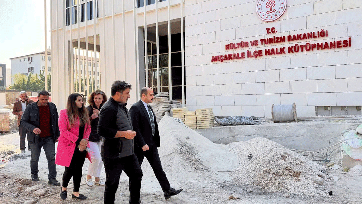 Akçakale’ye modern halk kütüphanesi geliyor